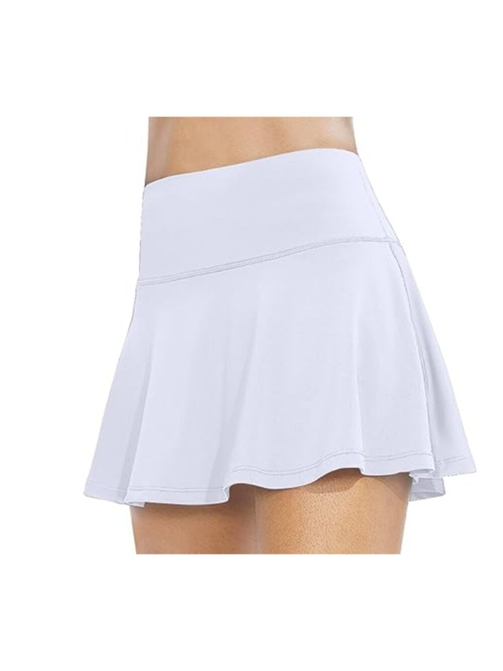 Women's Pleated Tennis Skort with Built-in Shorts High Waist Athletic Mini Skirt